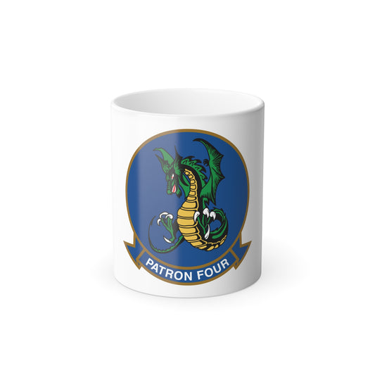 VP 4 Skinny Dragons (U.S. Navy) Color Changing Mug 11oz