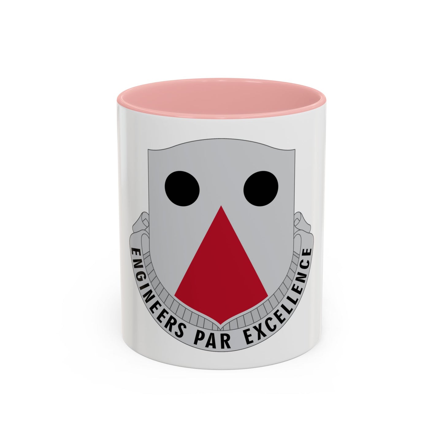 980 Engineer Battalion (U.S. Army) Accent Coffee Mug