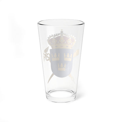 Patent- och registreringsverket vapen (Sweden) (Coat of Arms) Pint Glass 16oz