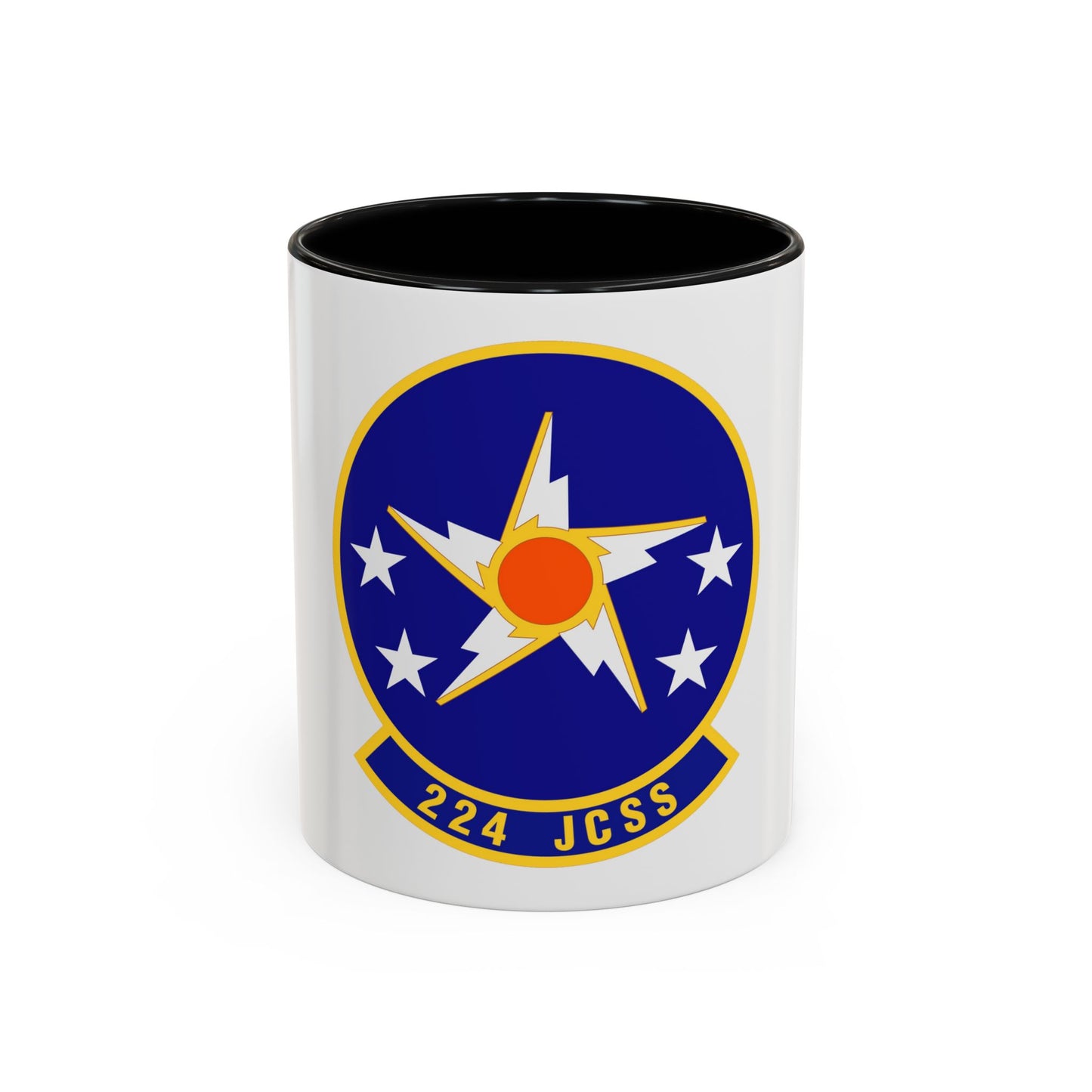 224th Joint Communications Support Squadron (U.S. Air Force) Accent Coffee Mug