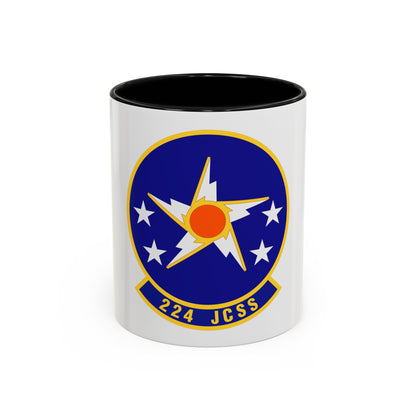 224th Joint Communications Support Squadron (U.S. Air Force) Accent Coffee Mug