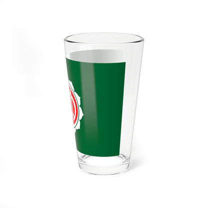 Flag of Nakasatsunai Hokkaido (Japan) Pint Glass 16oz