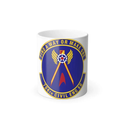 704th Civil Engineer Squadron (U.S. Air Force) Color Changing Coffee Mug 11oz - Go Mug Yourself