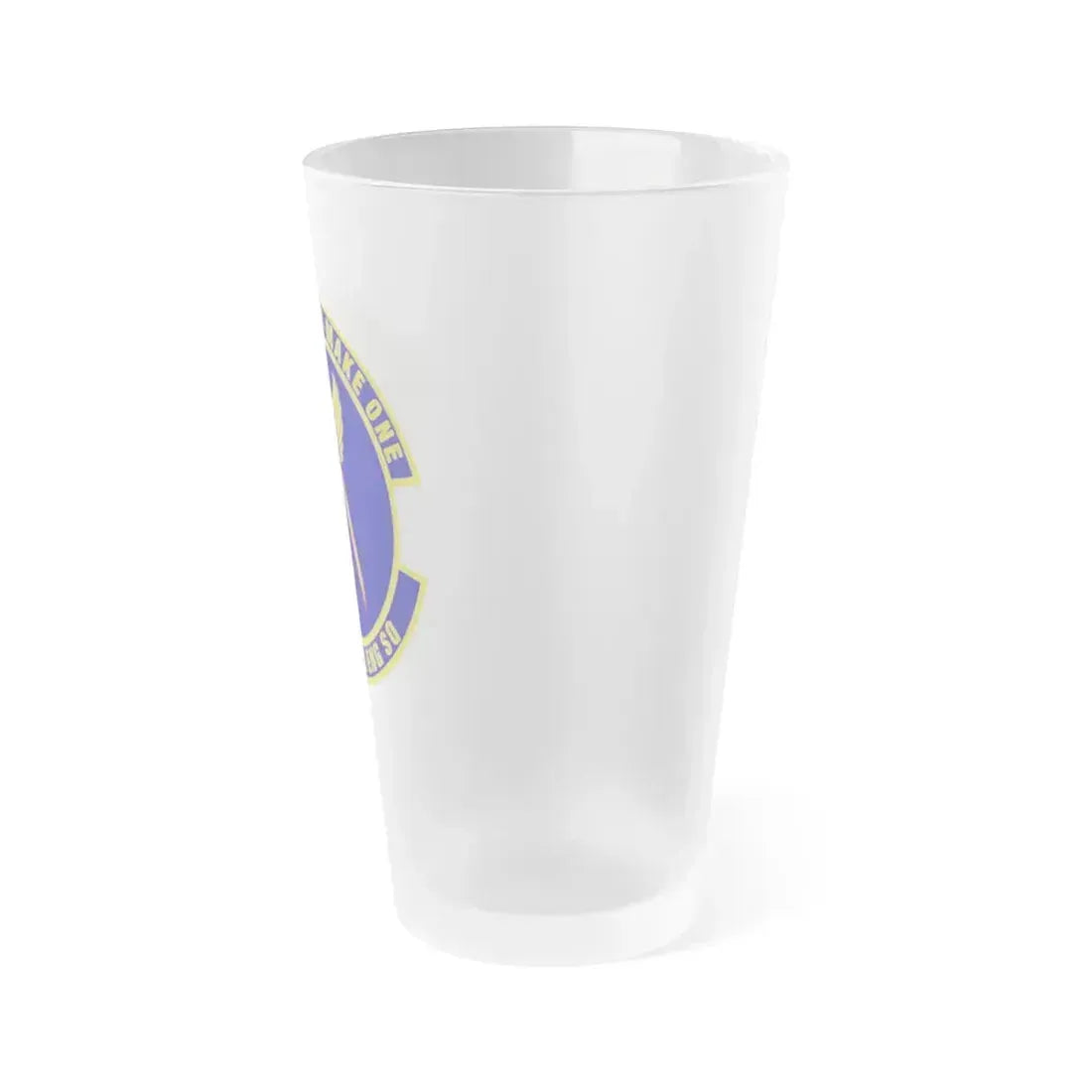 704th Civil Engineer Squadron (U.S. Air Force) Frosted Pint Glass 16oz - Go Mug Yourself