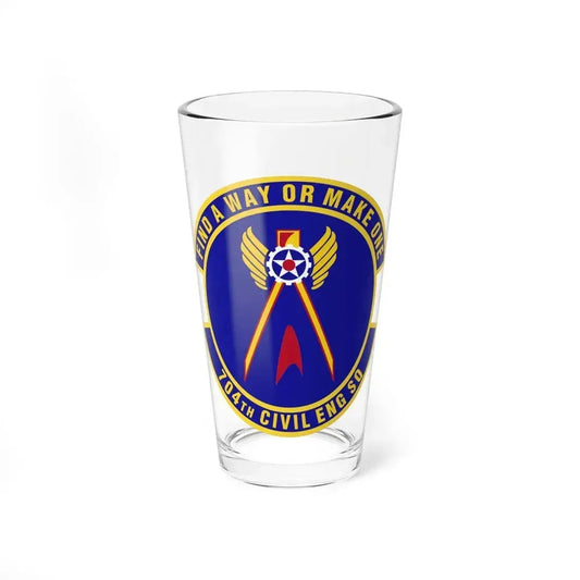 704th Civil Engineer Squadron (U.S. Air Force) Pint Glass 16oz 16oz - Go Mug Yourself