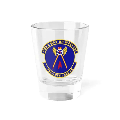 704th Civil Engineer Squadron (U.S. Air Force) Shot Glass 1.5oz 1.5oz - Go Mug Yourself