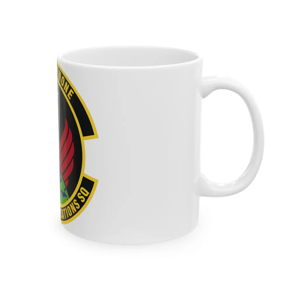 704th Communications Squadron (U.S. Air Force) White Coffee Mug-Go Mug Yourself