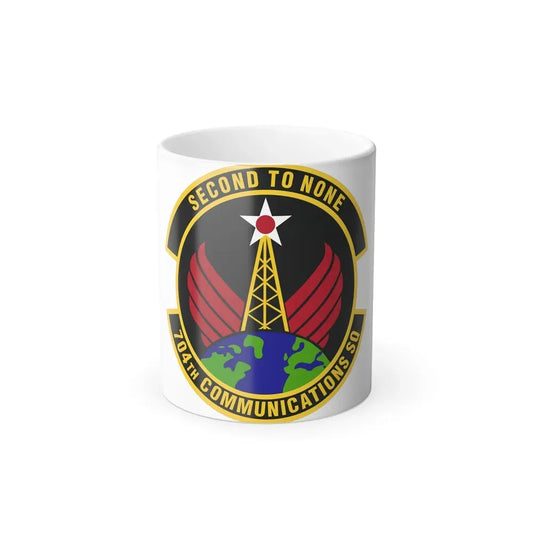 704th Communications Squadron (U.S. Air Force) Color Changing Coffee Mug 11oz - Go Mug Yourself