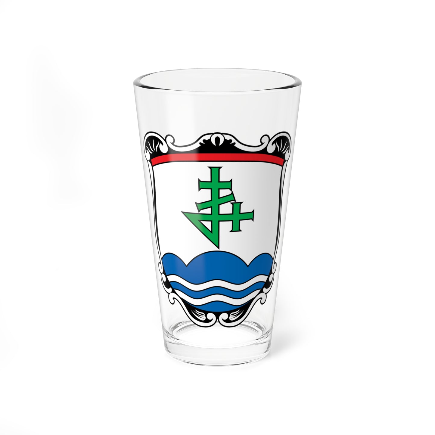 DEU Bernau COA (Germany) (Coat of Arms) Pint Glass 16oz
