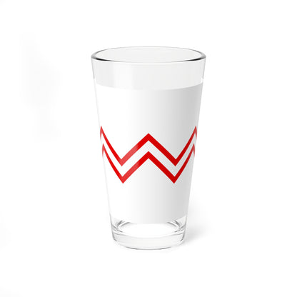 Flag of the Japanese Marine Corps 1873-1883 (Japan) Pint Glass 16oz