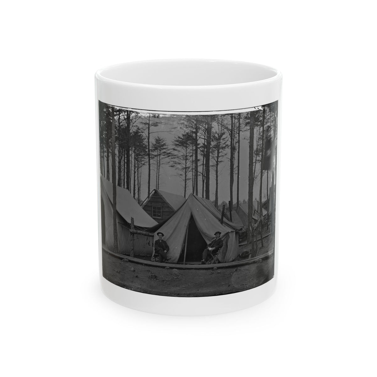 Brandy Station, Virginia. Winter Camp Of Chief Commissary Army Of The Potomac (U.S. Civil War) White Coffee Mug