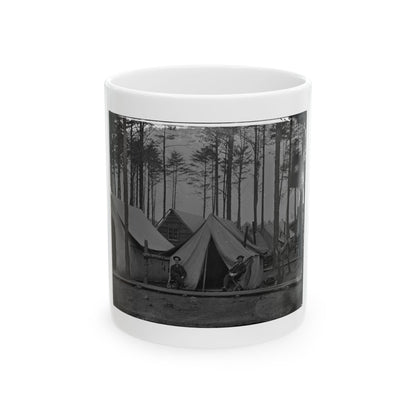 Brandy Station, Virginia. Winter Camp Of Chief Commissary Army Of The Potomac (U.S. Civil War) White Coffee Mug