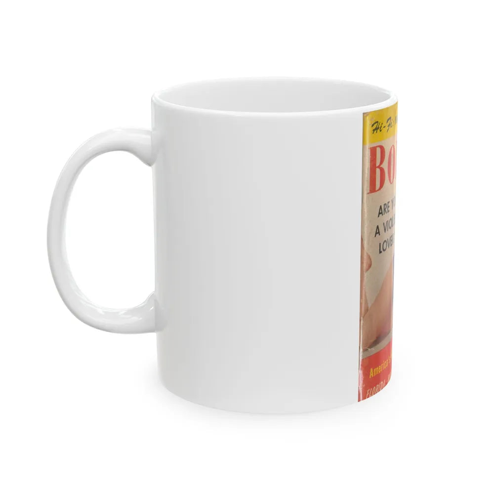 Dawn Richard #57 - Bold Pocket Mag. April '59 Cover 1 (Vintage Female Icon) White Coffee Mug-Go Mug Yourself