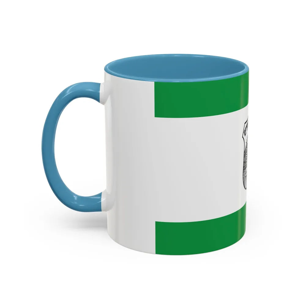 Flag of Givatayim Israel - Accent Coffee Mug-Go Mug Yourself