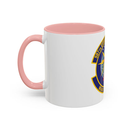 507th Communications Flight (U.S. Air Force) Accent Coffee Mug
