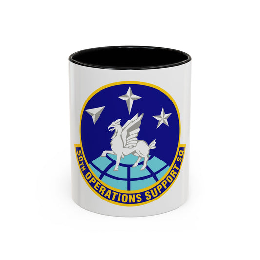50th Operations Support Squadron (U.S. Air Force) Accent Coffee Mug