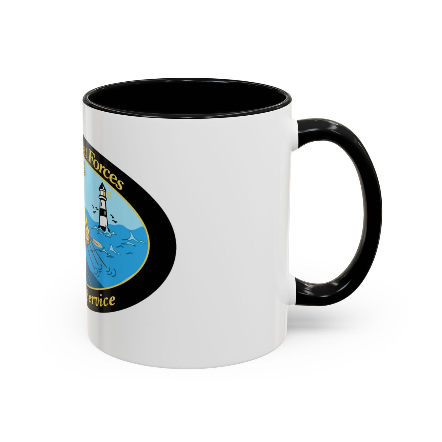 USCG Office of Boat Forces (U.S. Coast Guard) Accent Coffee Mug