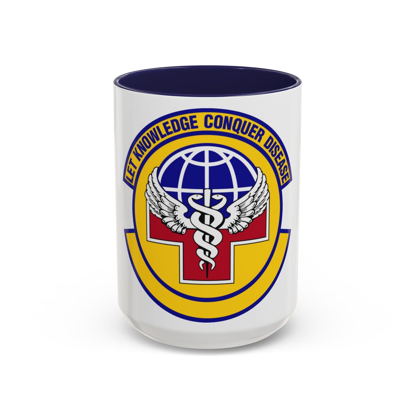 87 Healthcare Operations Squadron AMC (U.S. Air Force) Accent Coffee Mug