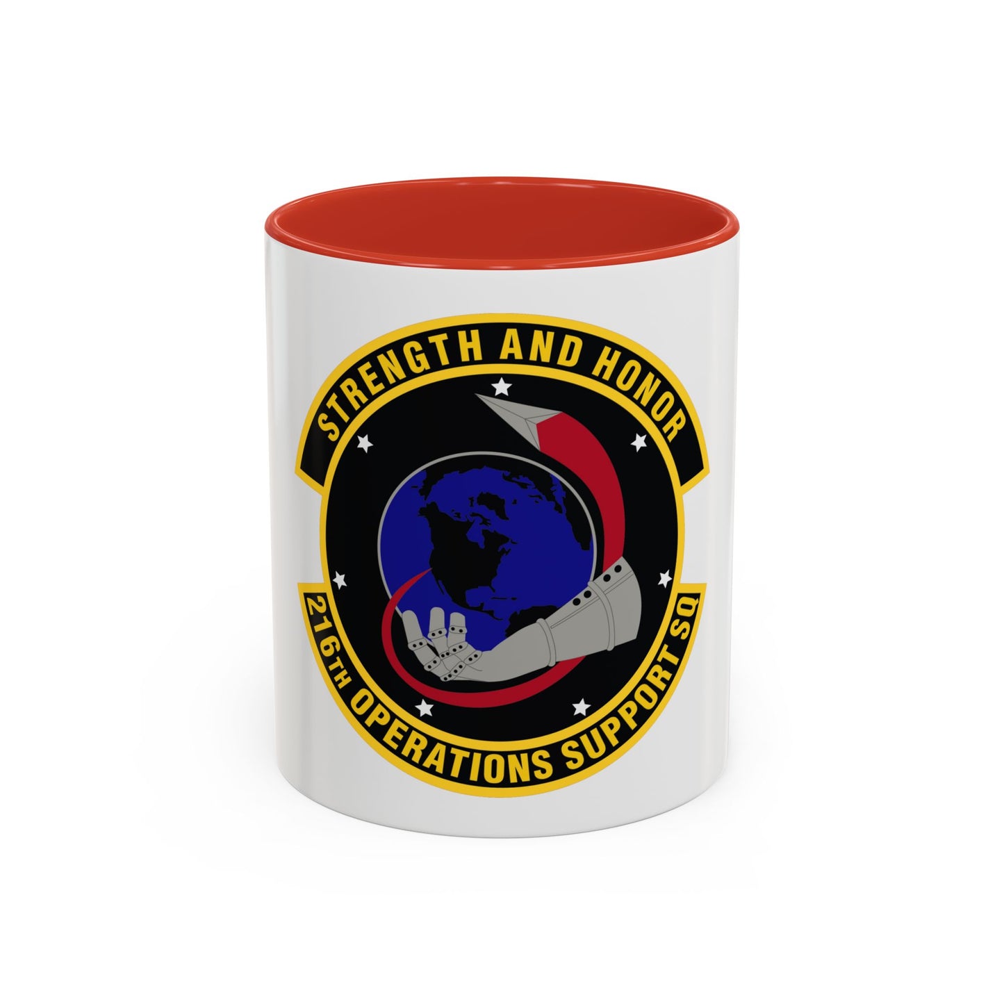 216th Operations Support Squadron (U.S. Air Force) Accent Coffee Mug