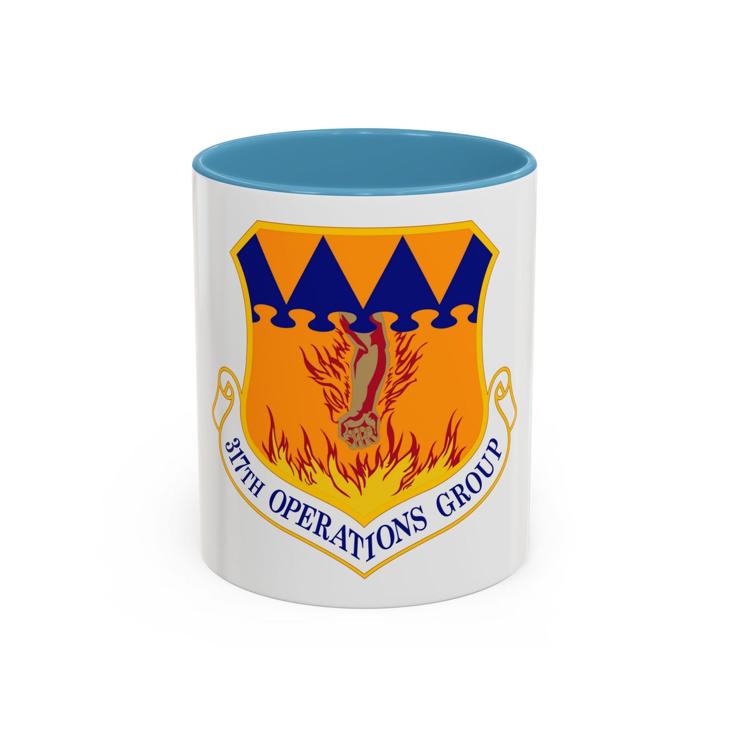317 Operations Group AMC (U.S. Air Force) Accent Coffee Mug
