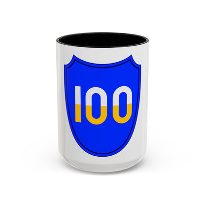 100th Infantry Division SSI (U.S. Army) Accent Coffee Mug
