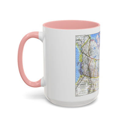 Canada (1972) (Map) Accent Coffee Mug