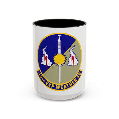 19th Expeditionary Weather Squadron (U.S. Air Force) Accent Coffee Mug