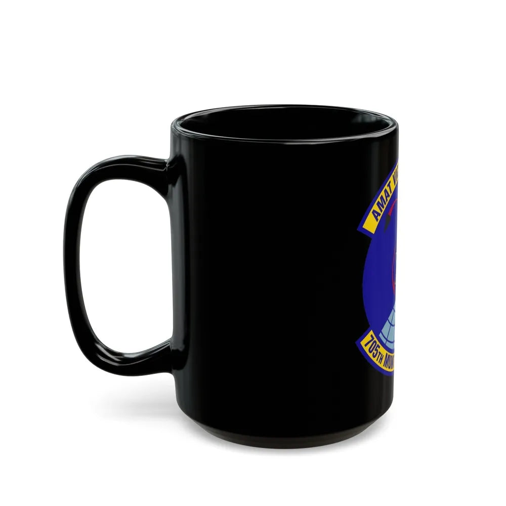 705th Munitions Squadron (U.S. Air Force) Black Coffee Mug-Go Mug Yourself