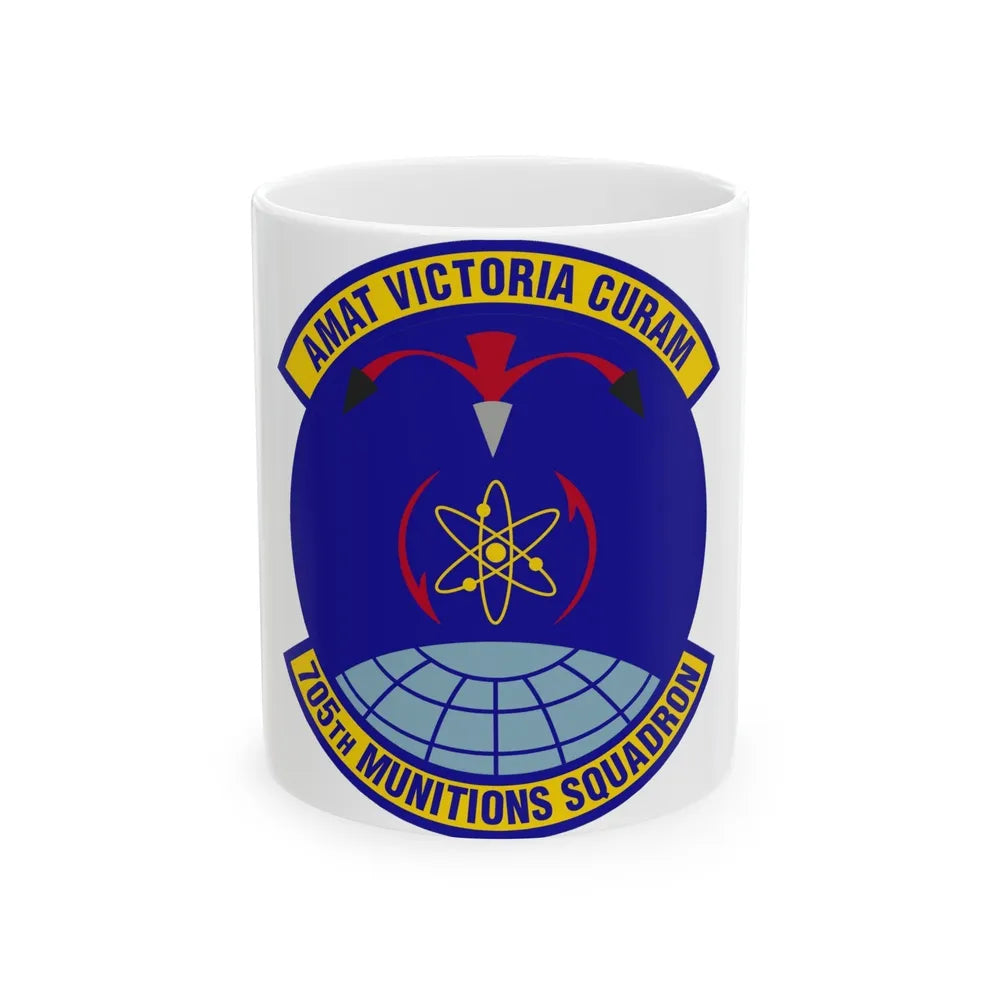 705th Munitions Squadron (U.S. Air Force) White Coffee Mug-11oz-Go Mug Yourself