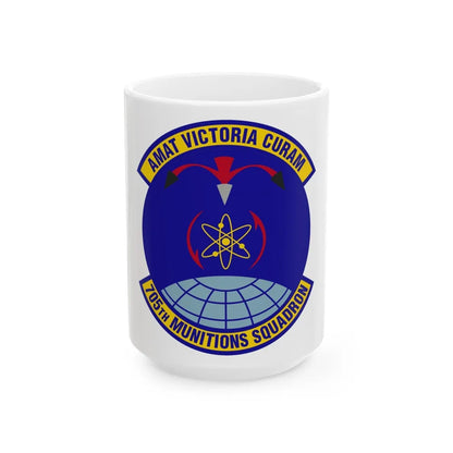 705th Munitions Squadron (U.S. Air Force) White Coffee Mug-15oz-Go Mug Yourself