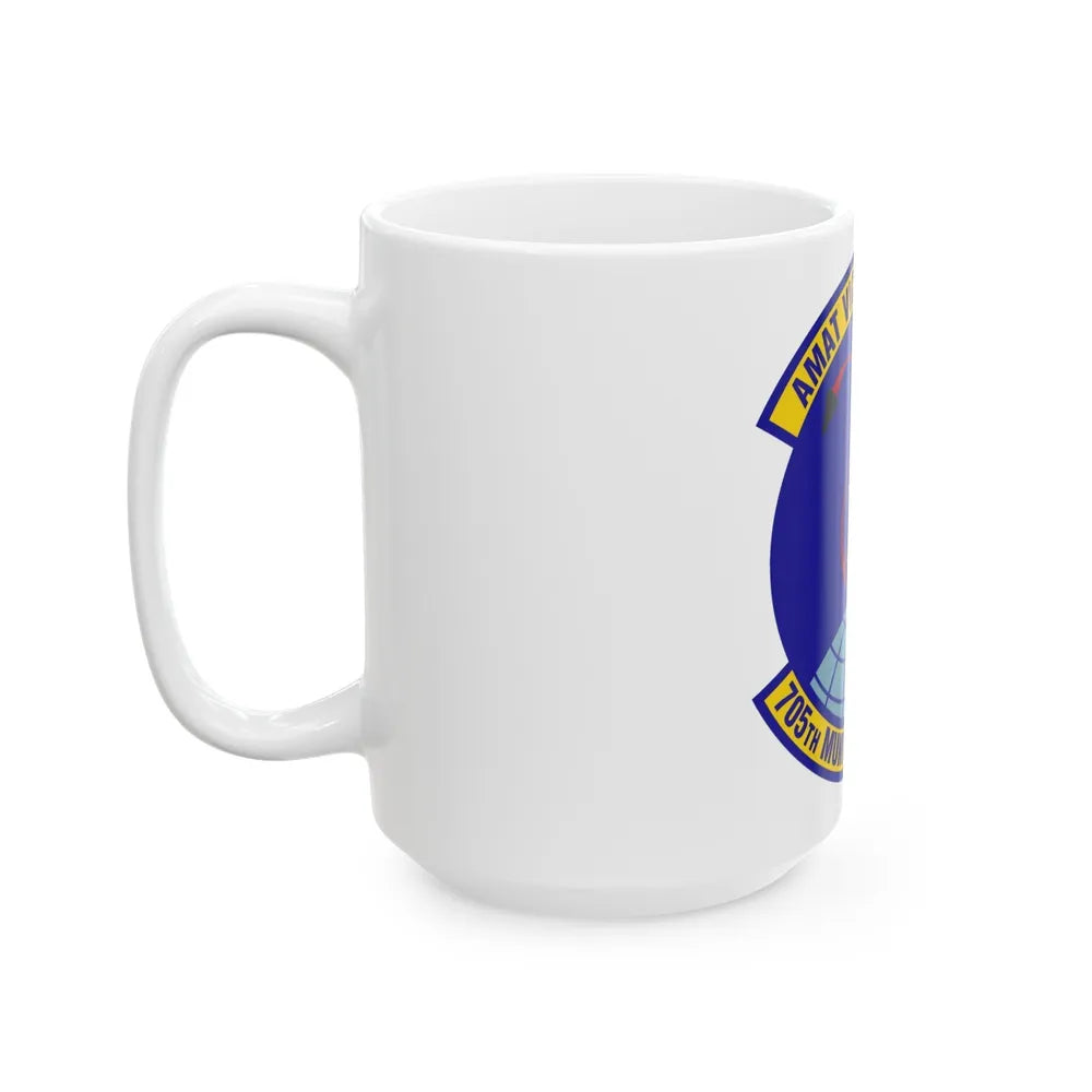 705th Munitions Squadron (U.S. Air Force) White Coffee Mug-Go Mug Yourself