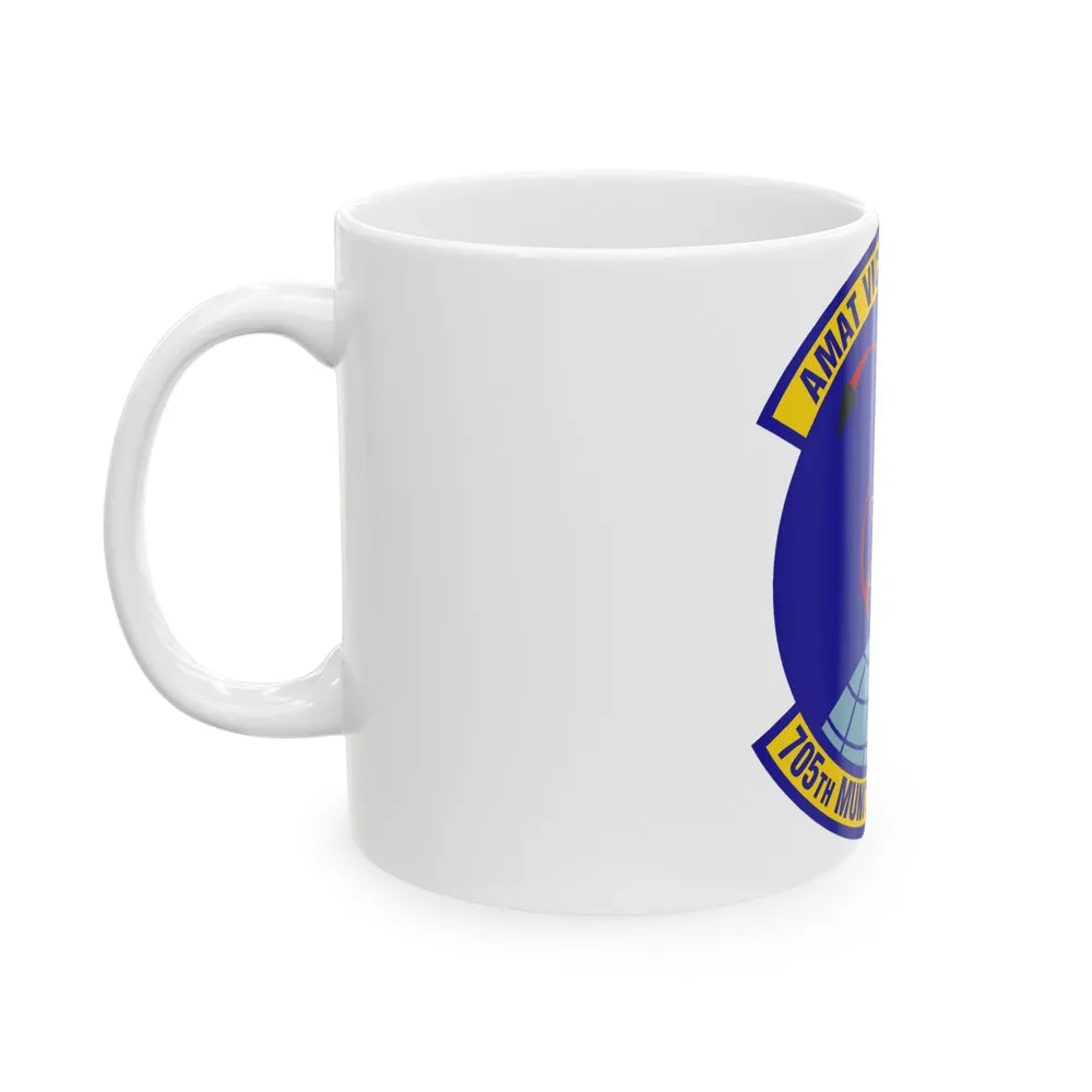 705th Munitions Squadron (U.S. Air Force) White Coffee Mug-Go Mug Yourself