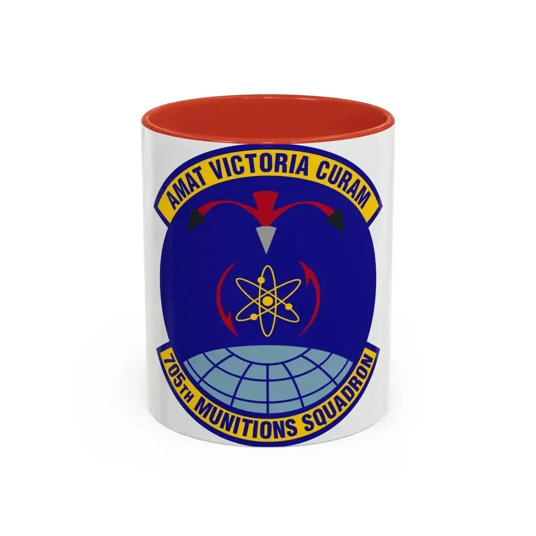 705th Munitions Squadron (U.S. Air Force) Accent Coffee Mug 11oz Red - Go Mug Yourself