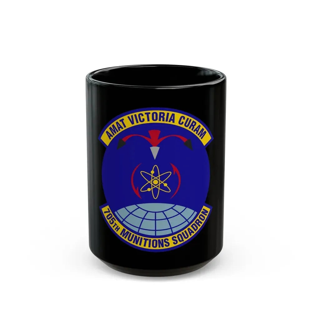 705th Munitions Squadron (U.S. Air Force) Black Coffee Mug 15oz - Go Mug Yourself