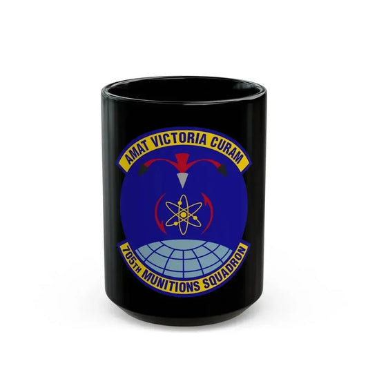 705th Munitions Squadron (U.S. Air Force) Black Coffee Mug 15oz - Go Mug Yourself