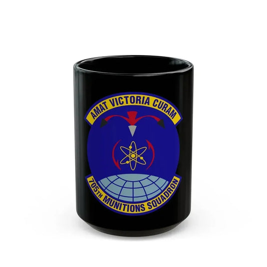 705th Munitions Squadron (U.S. Air Force) Black Coffee Mug 15oz - Go Mug Yourself