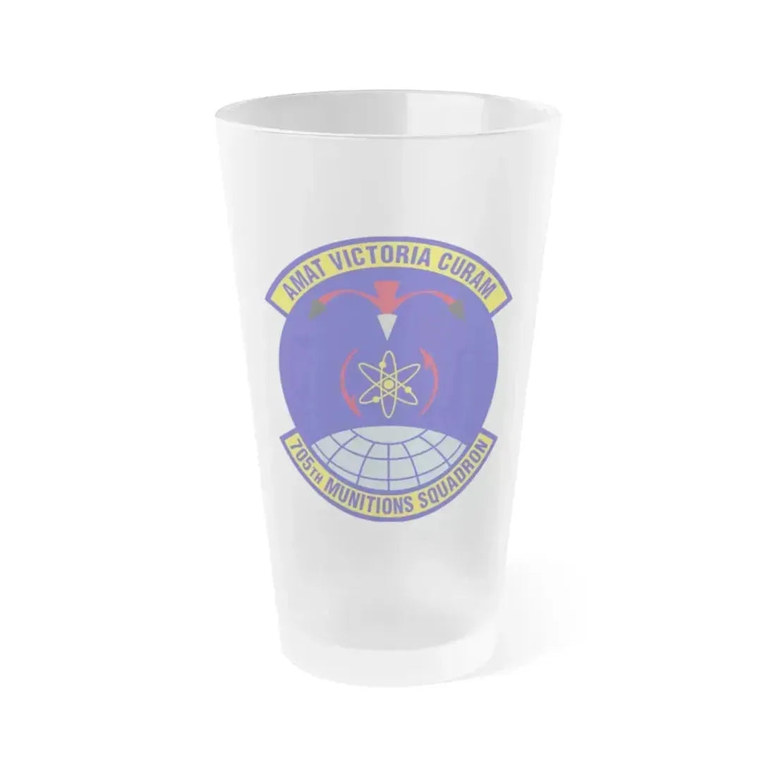 705th Munitions Squadron (U.S. Air Force) Frosted Pint Glass 16oz 16oz Frosted - Go Mug Yourself