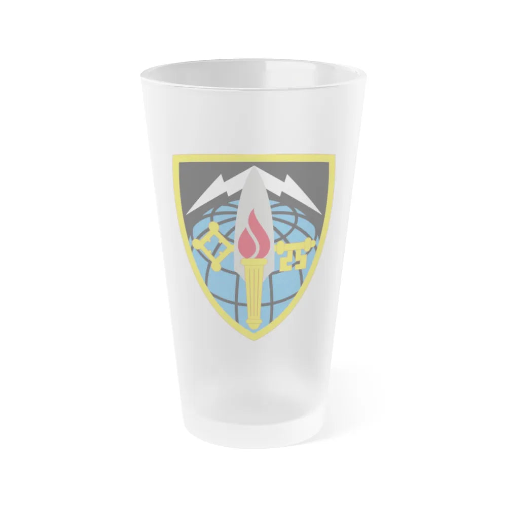 706 Military Intelligence Group (U.S. Army) Frosted Pint Glass 16oz-Go Mug Yourself