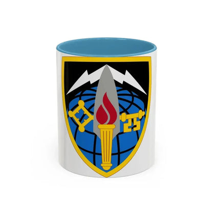 706 Military Intelligence Group (U.S. Army) Accent Coffee Mug 11oz Light Blue - Go Mug Yourself