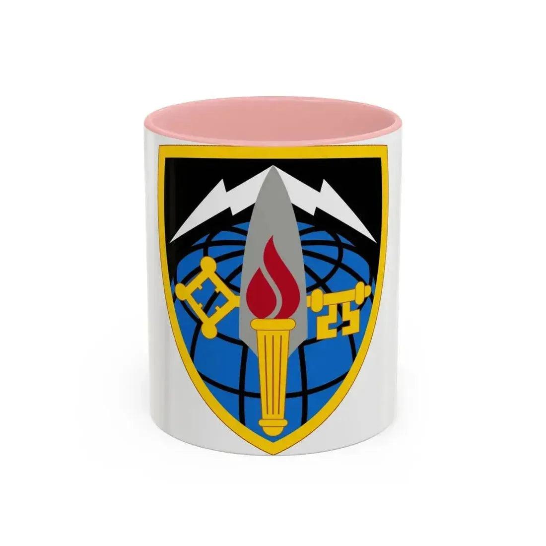 706 Military Intelligence Group (U.S. Army) Accent Coffee Mug 11oz Pink - Go Mug Yourself