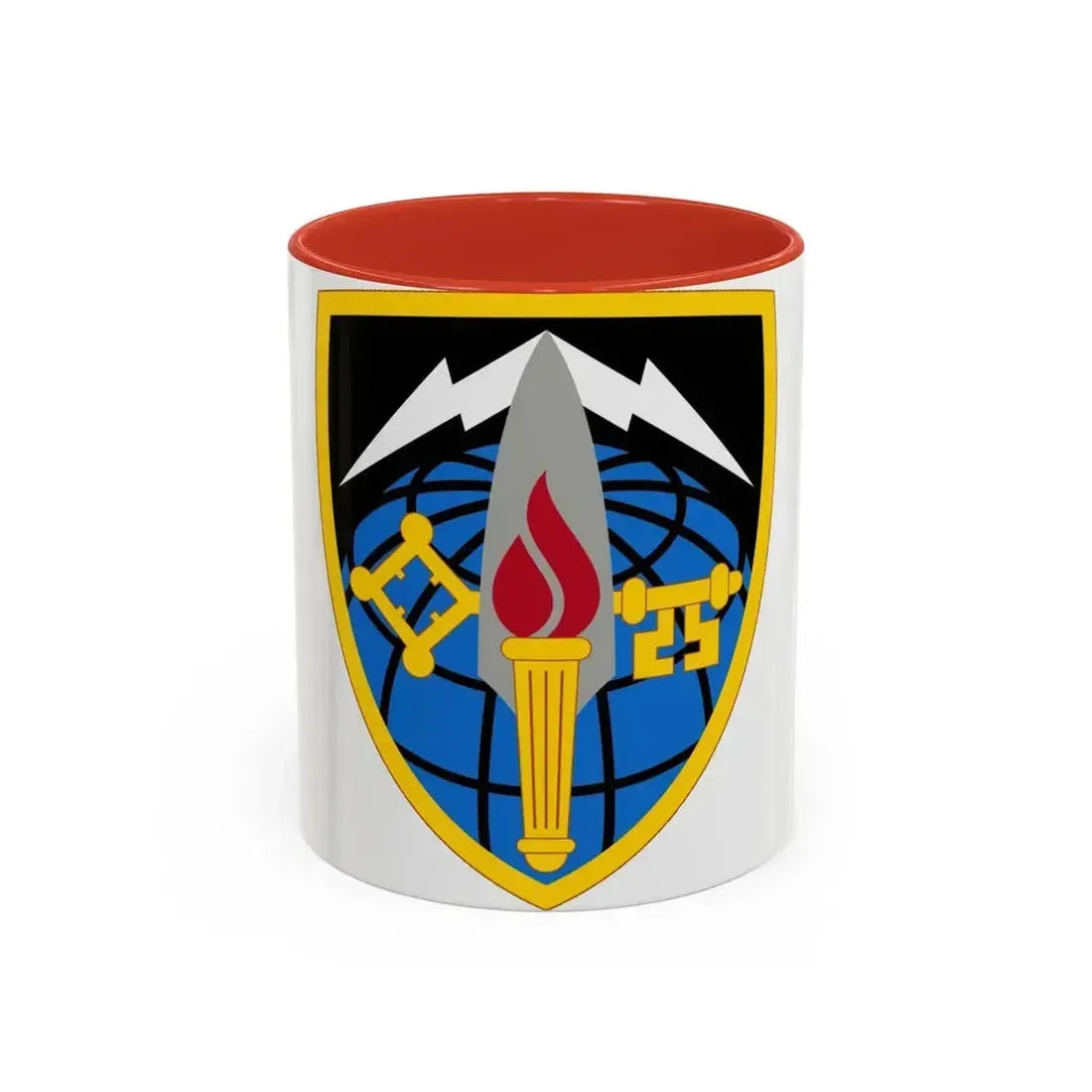 706 Military Intelligence Group (U.S. Army) Accent Coffee Mug 11oz Red - Go Mug Yourself
