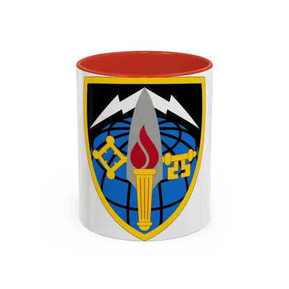 706 Military Intelligence Group (U.S. Army) Accent Coffee Mug 11oz Red - Go Mug Yourself