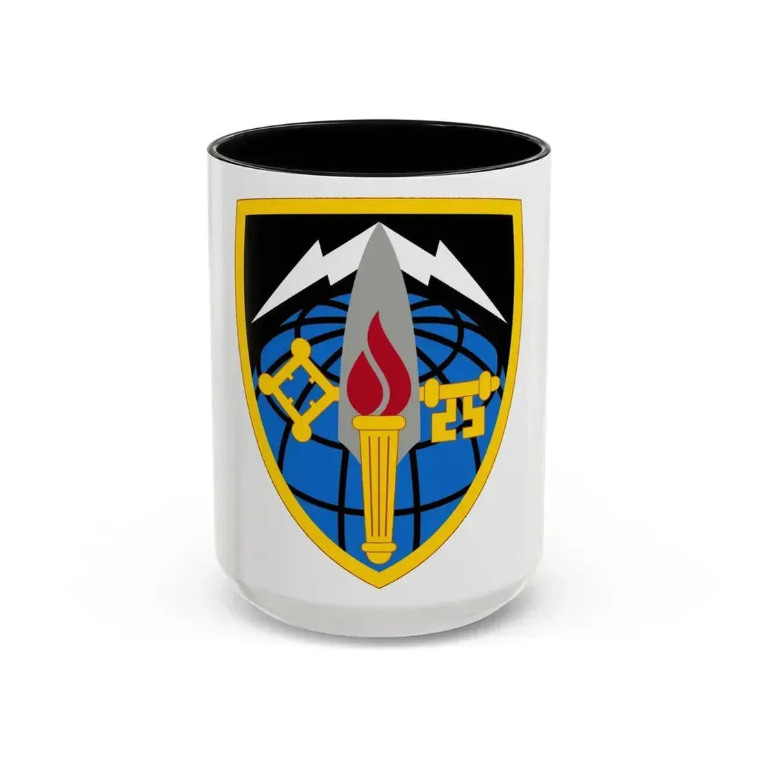 706 Military Intelligence Group (U.S. Army) Accent Coffee Mug 15oz Black - Go Mug Yourself