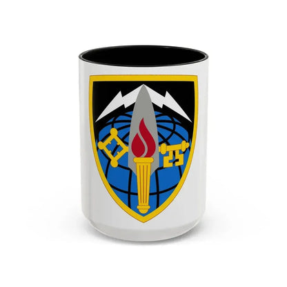 706 Military Intelligence Group (U.S. Army) Accent Coffee Mug 15oz Black - Go Mug Yourself