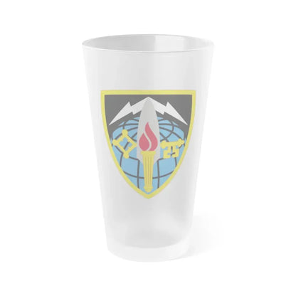 706 Military Intelligence Group (U.S. Army) Frosted Pint Glass 16oz Default Title - Go Mug Yourself