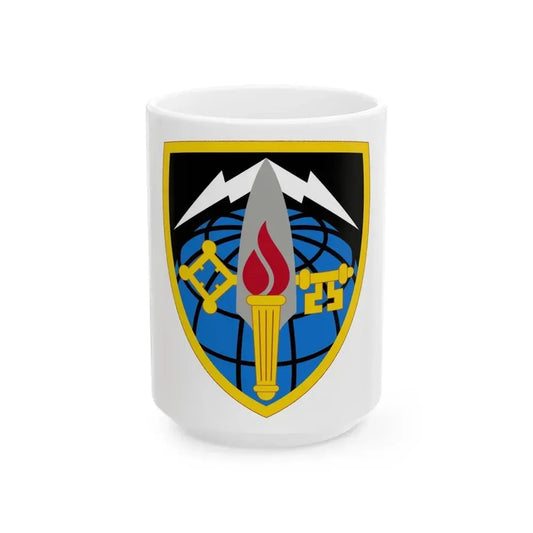 706 Military Intelligence Group (U.S. Army) White Coffee Mug 15oz - Go Mug Yourself