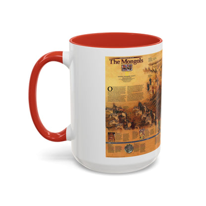 Mongols, The (1996) (Map) Accent Coffee Mug