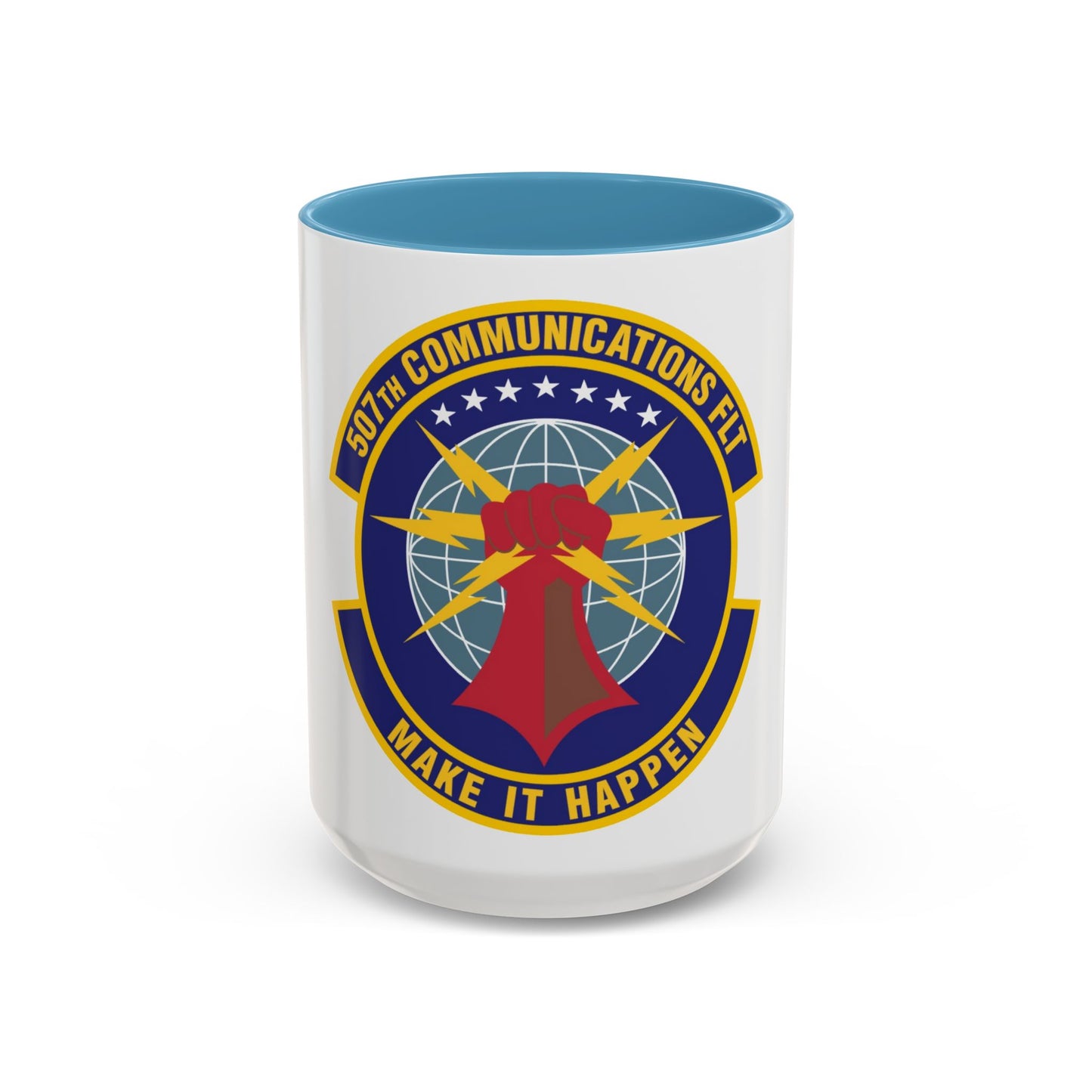 507th Communications Flight (U.S. Air Force) Accent Coffee Mug