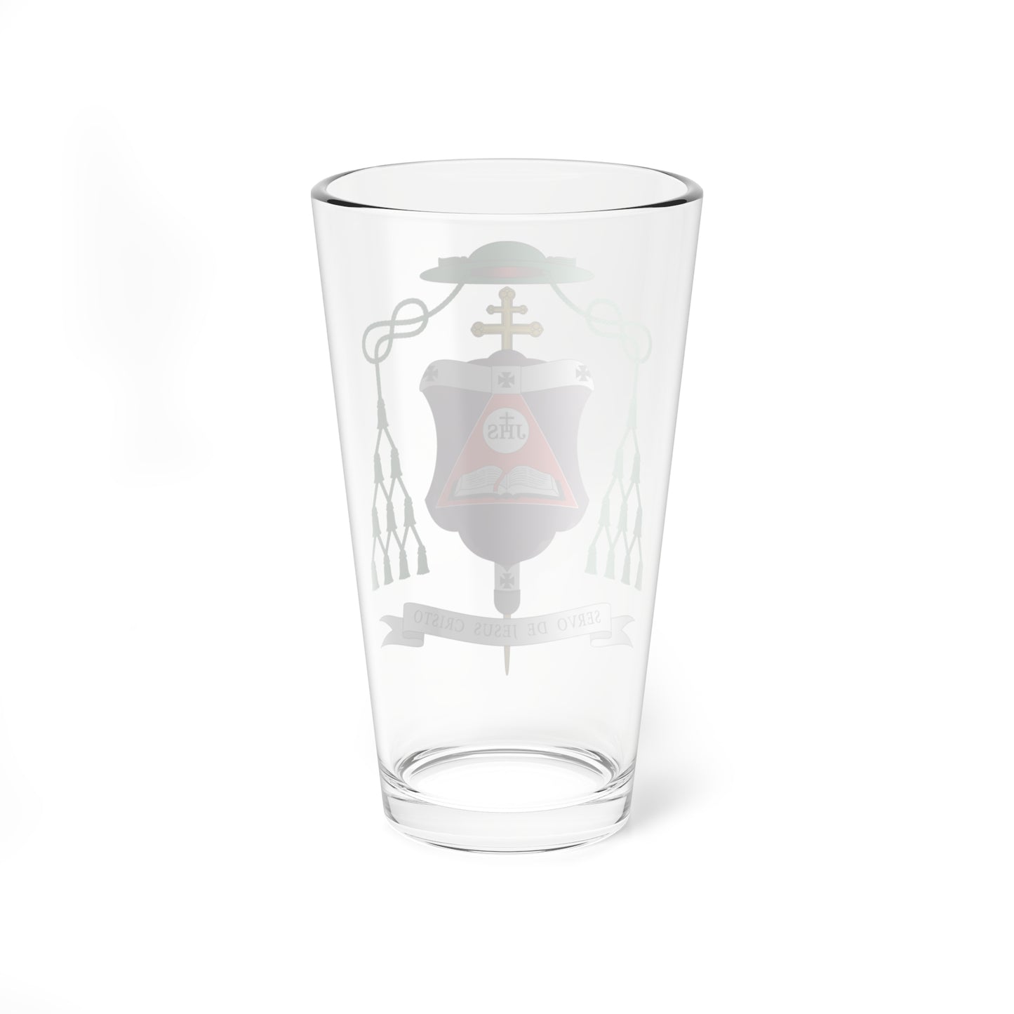 Escudo de Adelar Baruffi (Spain) (Coat of Arms) Pint Glass 16oz