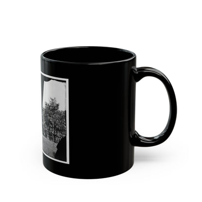Brandy Station, Virginia. Headquarters, 1st Bridgade Horse Artillery (U.S. Civil War) Black Coffee Mug